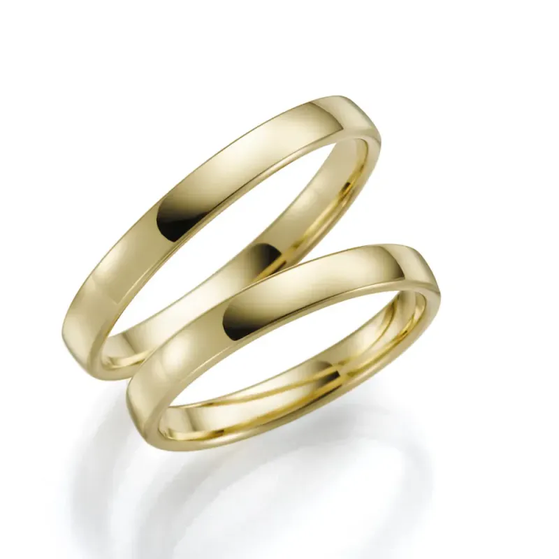 GD100G3 - Gult gull giftering 3 mm