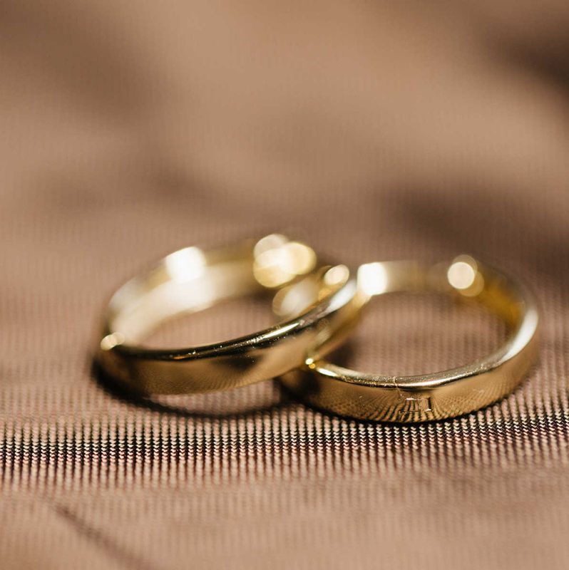 Øreringer i sølv forgylt