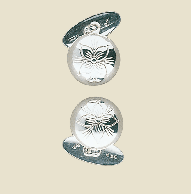 Hovedbilde Mansjettknappar Rogaland, kvit