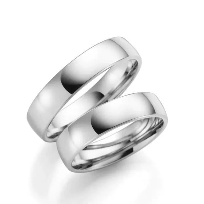 Hovedbilde GD100H5 - Hvitt gull giftering 5 mm