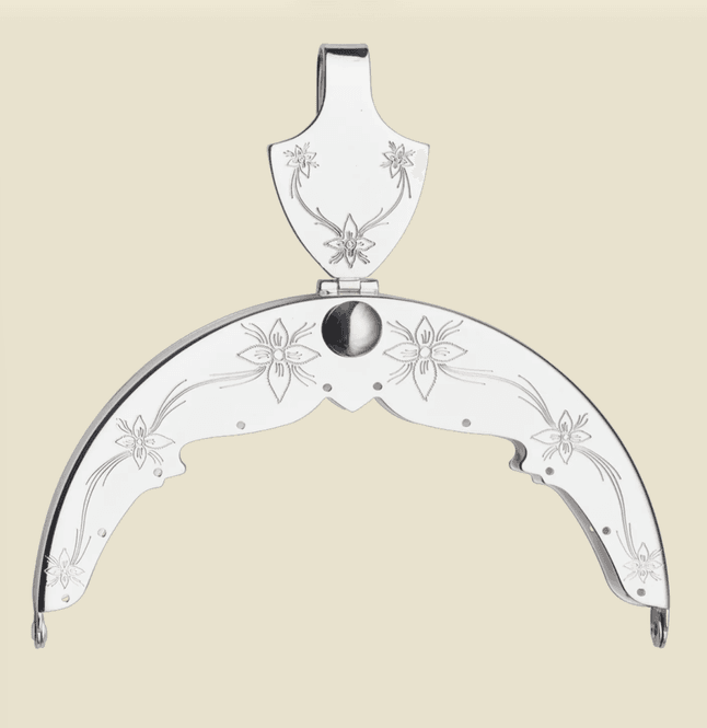 Hovedbilde Veskelås Rogaland gravert, forsølva