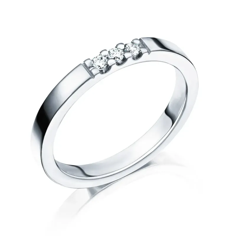 GD330H3 - Hv.gull giftering m/dia 0,09 ct WSI