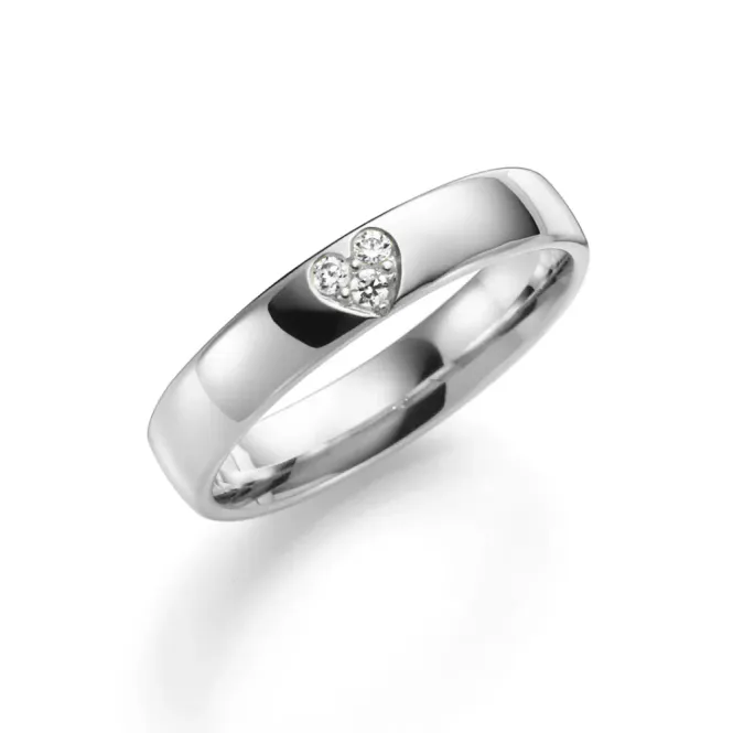 Hovedbilde GD140H4 - Hv.gull giftering m/dia 0,03 ct WSI