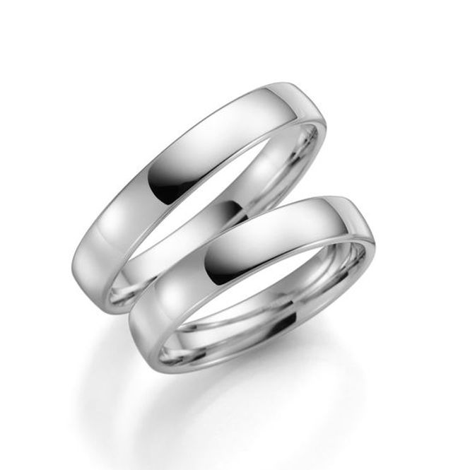 Hovedbilde GD100H4 - Hvitt gull giftering. 4 mm