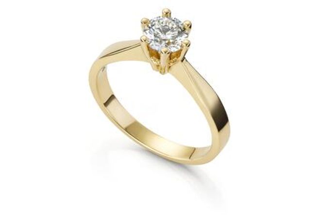 Hovedbilde Ring Margrete 0,50ct med LAB grown diamant