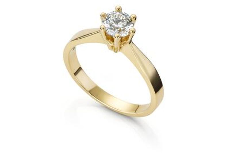 Ring Margrete 0,50ct med LAB grown diamant