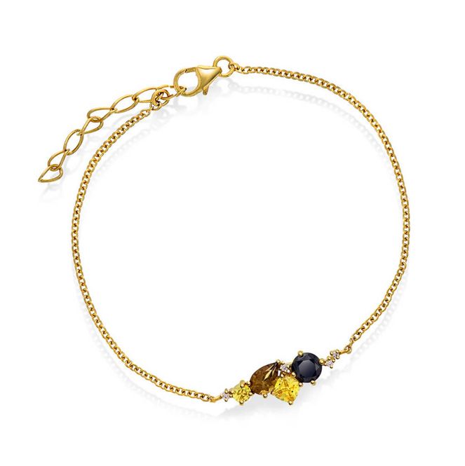 Hovedbilde GLAM armbånd med gylne toner